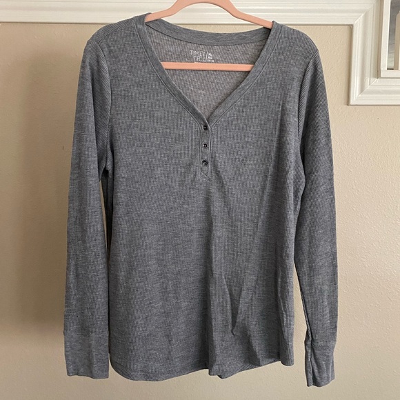 Women’s Ribbed Henley - Picture 2 of 7